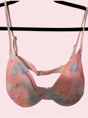 Salt + Cove Pastel Floral Bikini Top
